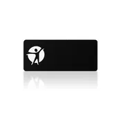 #40 Plastic Frame Insert with Logo (Fits #40 frame sold separately)