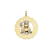 Chantecler Large King Frog Charm