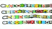 Antique Button Bracelets  - East German Glass - Kiddies