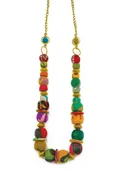 Aasha Mixed Round Kantha Necklace