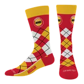 Houston Rockets For Bare Feet HWC Argyle Remix Socks