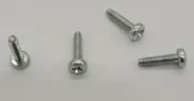 409-040-401-Q250 Screw M2.5 x10, Self tapping screw, DIN7985, DIN7500,  steel, galvanized, chromated