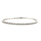 14KT Flexible Diamond Bangle
