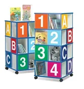 4-Tier "ABC/123" Book Browser by Gressco, 39406