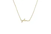Shawn Paul Phi Mu Sorority Script Necklace