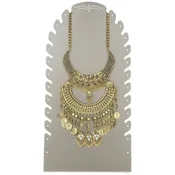 16.25" Tall Bust Necklace Display Stand Jewelry Easel Holder, Laura