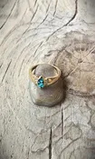 Turquoise and Diamond Ring