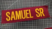 Commanders Nameplate for Jerseys - Aftermarket replacement