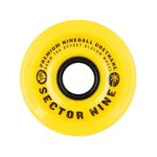 69mm 78A Nineballs Slalom Wheel Set - Mellow Yellows