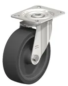 Blickle 5″ Stainless Steel Swivel Caster with 265 Lbs Load Capacity and Ball Bearing Swivel