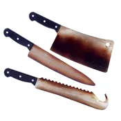 15″ Rusty Look Butcher Knife