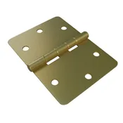 3.5 x 3.5 Hinge; Bright brass
