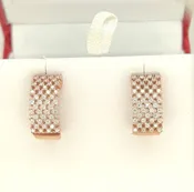 Diamond Cuffed Hoop Earrings — Leon’s Beverly Hills