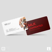 Silk Laminated Business Cards