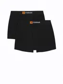 2 Pack Keyhole Bamboo Trunks In Black