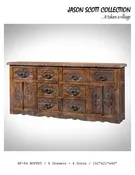 8 Drawer / 4 Door Buffet