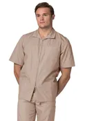 Adar Unisex  29" Zipper Front Short Sleeve Lab Coat 607