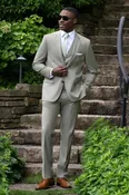 Couture 1910 Men’s Power Stretch Suit – Celadon Green