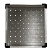 16 1/16"x15 1/8"x1 3/4" Stainless Steel Drying Tray