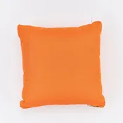 18" Pillow - 613 Rain Flash Tangerine - knife edge