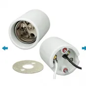 MOGUL BASE SOCKET – WHITE PORCELAIN
