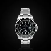 Pre Owned Rolex Submariner 40 mm Black Dial
