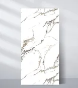 3D Beige Ibiza PVC Marble Sheets | Waterproof | 4x8 ft (32 sq. ft)