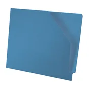 11 pt Blue Color Jacket, Letter Size, Slant Cut Front (Box of 100)