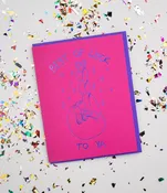 Best of Luck to Ya - Foil Stamped Greeting Card — M.C. Pressure