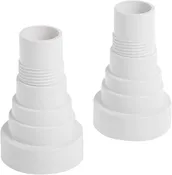 Above Ground Hose Conversion Kit 40 MM to 1.25" & 1.5" Hose White 4550