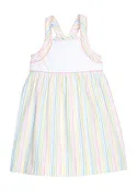 Anna Dress - Rainbow Stripe Seersucker
