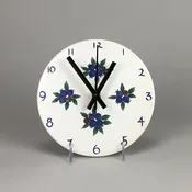 Blueberry 6" round clock