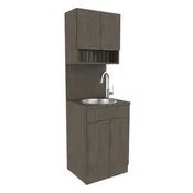24" Configuration A - Color Dispensary with Sink