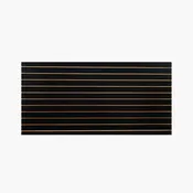 4×8 ft horizontal black slatwall panel