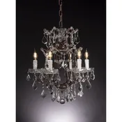 4 Light Maria Theresa Crystal Chandelier