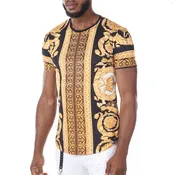 [Arman] Black and Gold Men's T-shirt