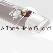 A Tone Hole Guard, Silver-Plated