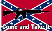 3×5 Come and Take It Rebel Flag