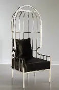 Anika Silver Balloon Chair
