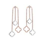 10KT ROSE GOLD DIAMOND (3/8CTW) EARRING