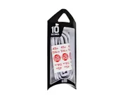 10 Seconds Athletic Oval Laces White