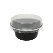 1½ oz. Colored Foil Cups with Plastic Lids #A45P