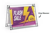 Banner Display: 4ft A-Frame