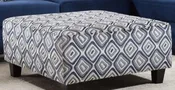 8642 Groovy Navy Ottoman — HOTEL TO HOME