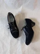 1940s Vintage Women's Lace Up Shoes - Timeless Elegance — Dusty Rose Vintage