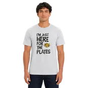 108 Stitches Just Here for Plates Tee