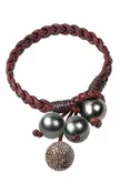 Boho Tassel Bracelet | Pavé and Tahitian