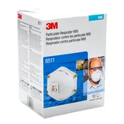 3m #8511 N95 Particulate Respirator With Valve 10/pkg