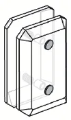180° Glass Clamp