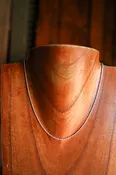 16" Silver Rope Thin Chain Necklace